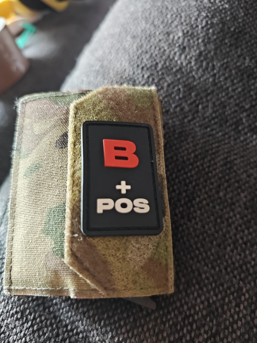 Customer photo review of Rubberpatch Blutgruppe B+ (POS)