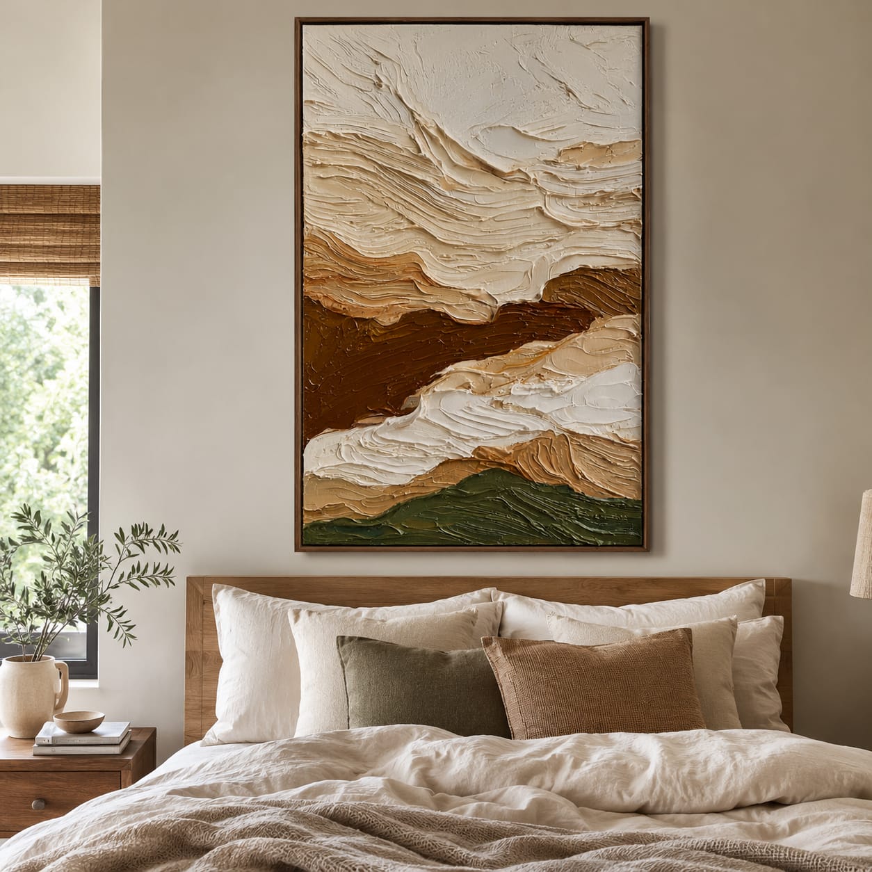 Customer photo review of Canyon Drift-Textured Landscape Painting