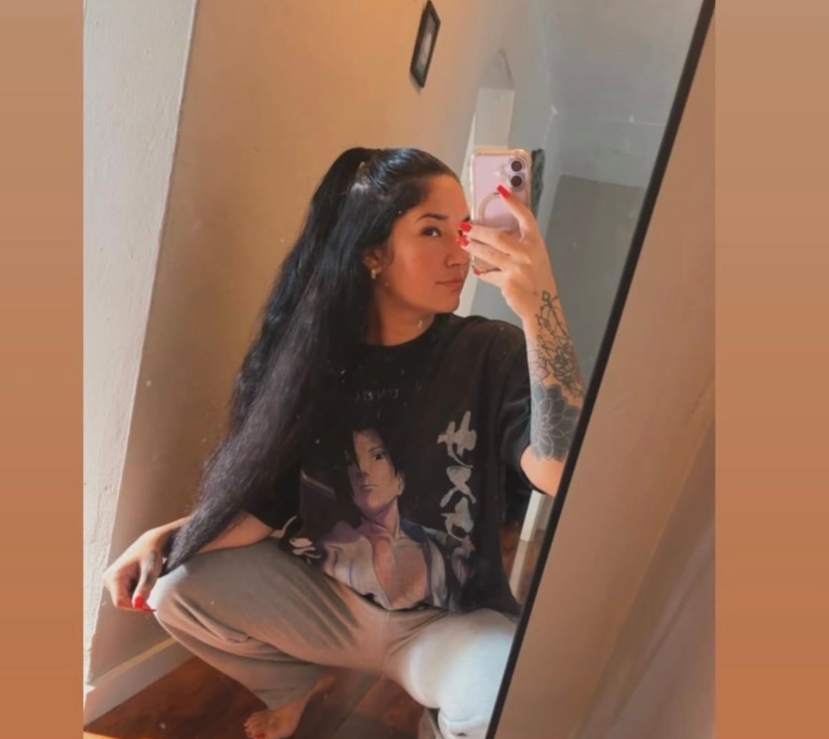 Customer photo review of 4318 - Naruto Distressed Tees