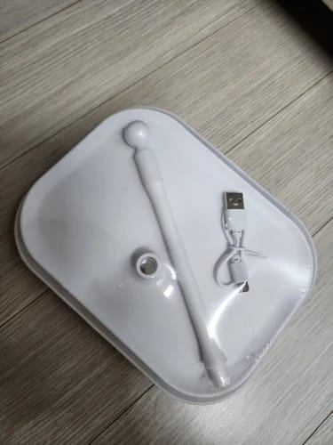Customer photo review of LED Vanity Mirror – Touch Control Desktop Dressing Mirror