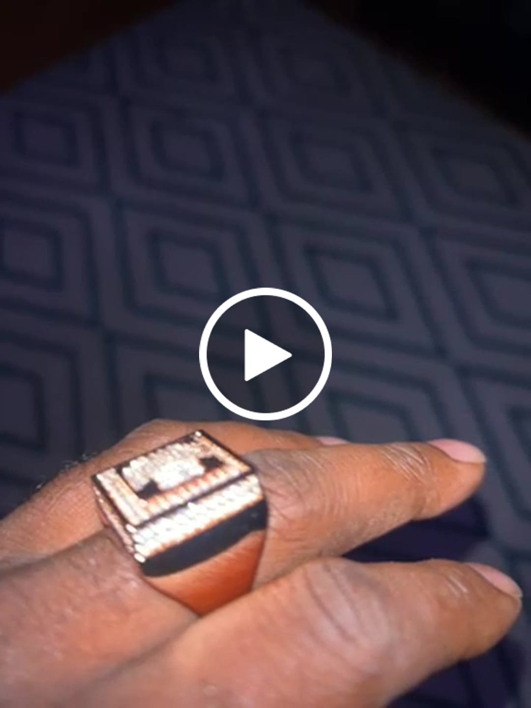 Customer video review of Moissanite Square Paved Ring - 18k Rose Gold - D COLOR - VVS1
