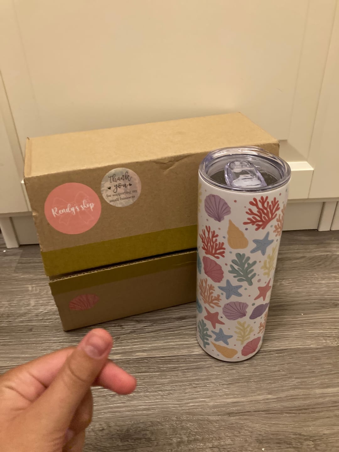 Customer photo review of Termo kelímek - Colorful shells
