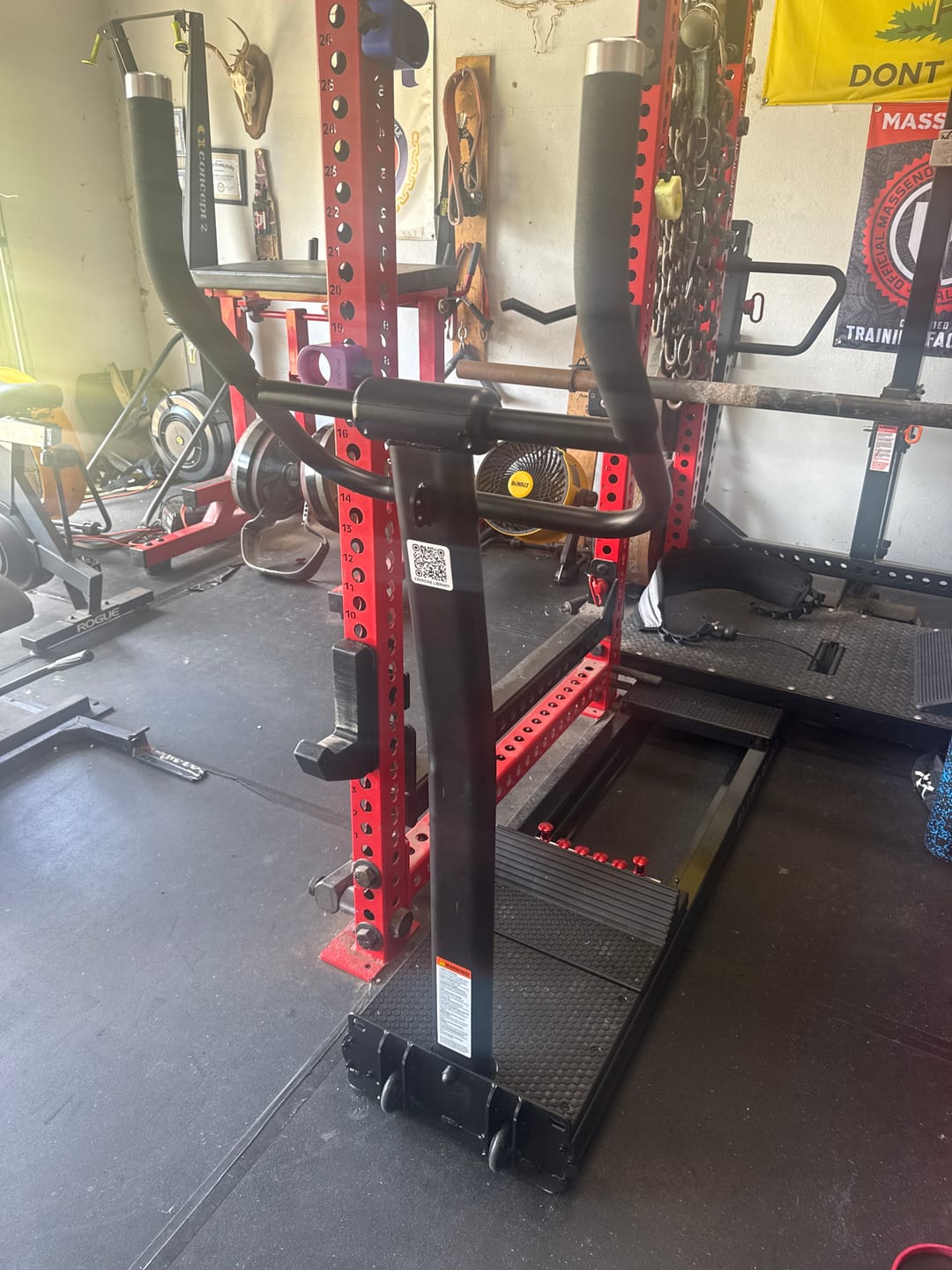 Customer photo review of Glute Slide Handlebars