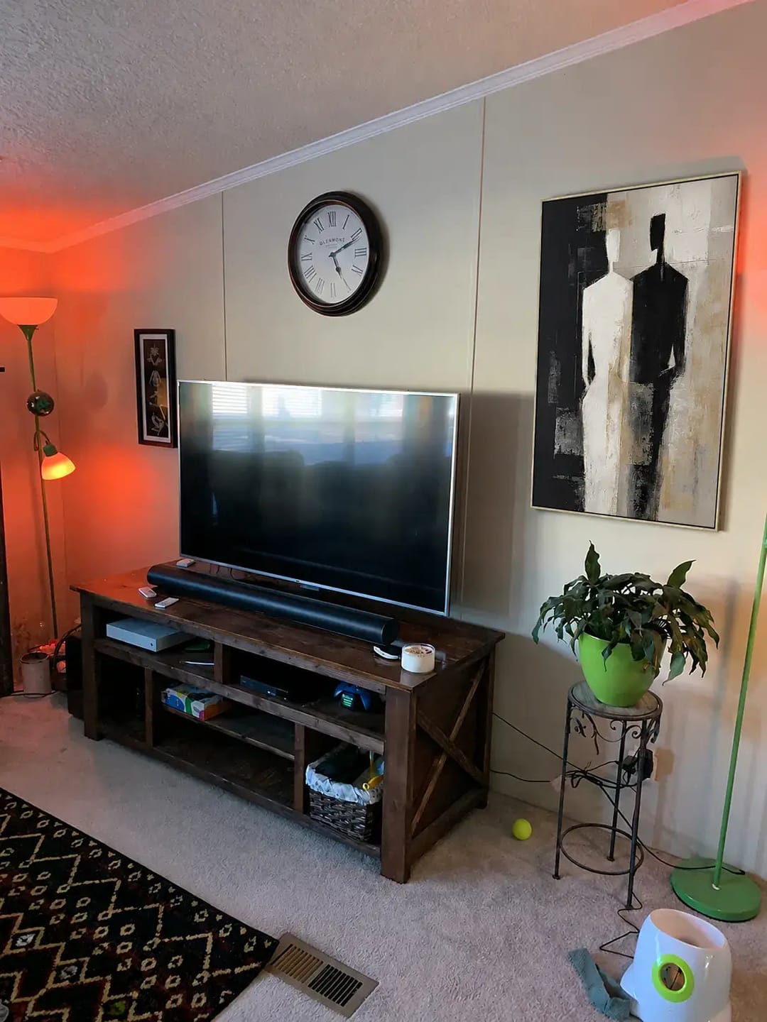Customer photo review of Dual Presences Portrait Wall Art