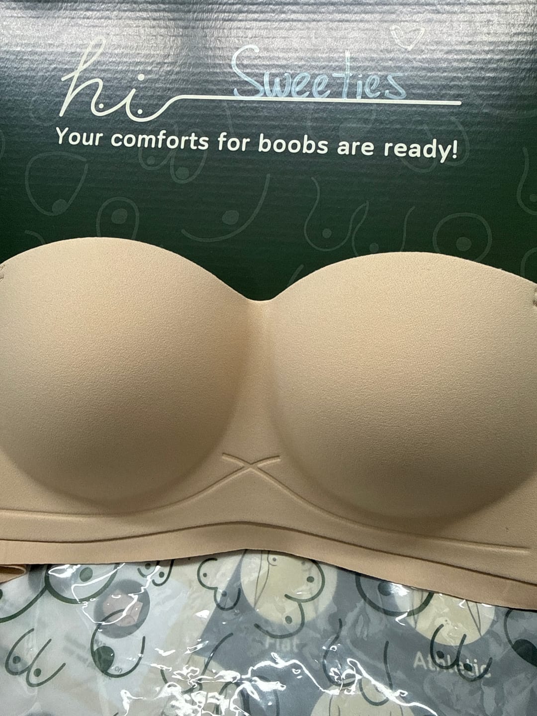 Customer photo review of Daily Softie Multi-way Seamless Bra In Soft Skin
