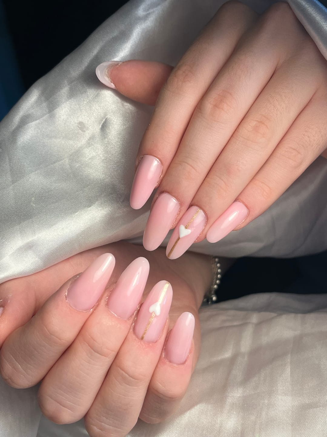 Customer photo review of Smalto Semipermanente LCI -  Rosa velato Lattiginoso