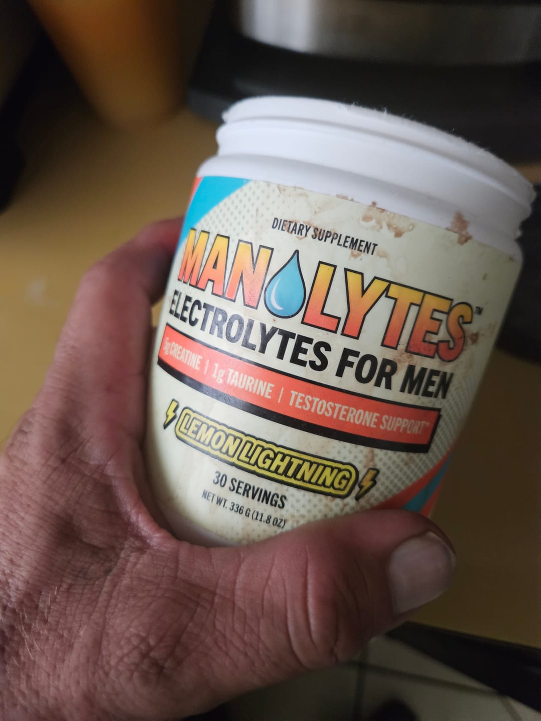 Customer photo review of Manolytes Daily Electrolytes