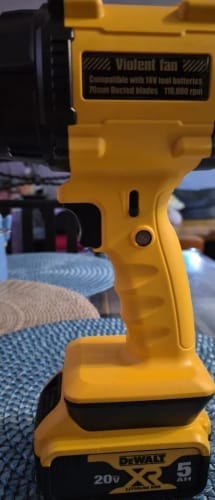Customer photo review of High Power Air Blower - Turbo Jet Fan Leaf Duster
