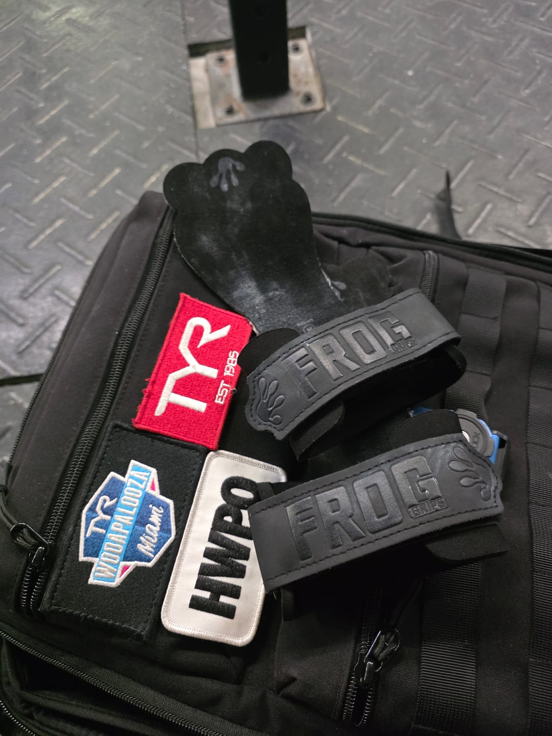 Customer photo review of FROG GRIPS® ELITE HYBRID - Fingerless Black