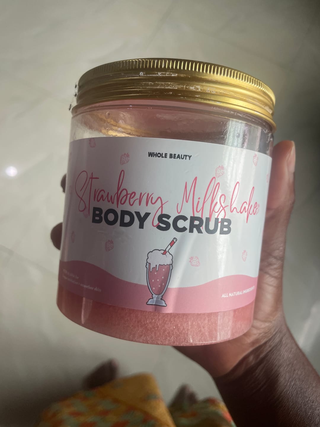 Customer photo review of Body Scrub