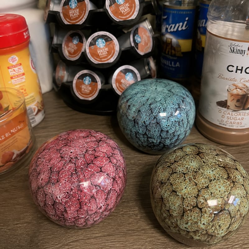 Customer photo review of Riku Dragon Egg Ceramic Tea Cup Set