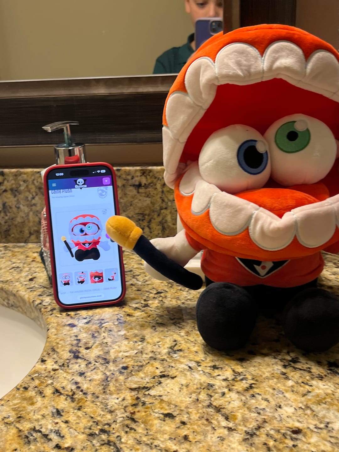 Customer photo review of Caine Plush