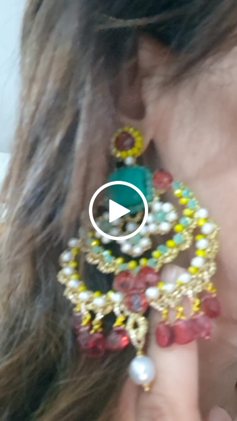 Customer video review of Orecchini campanula bouquet verdi