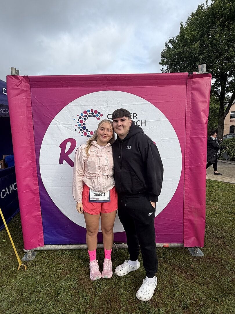 Customer photo review of Performance Running Socks - Neon Pink