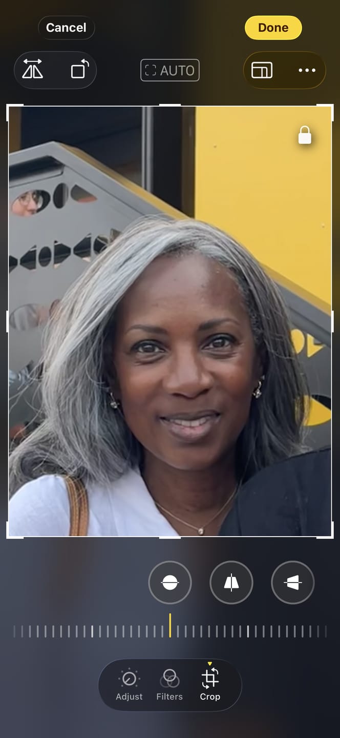 Customer photo review of Outre Neesha Soft & Natural HD Lace Front Wig - NEESHA 203