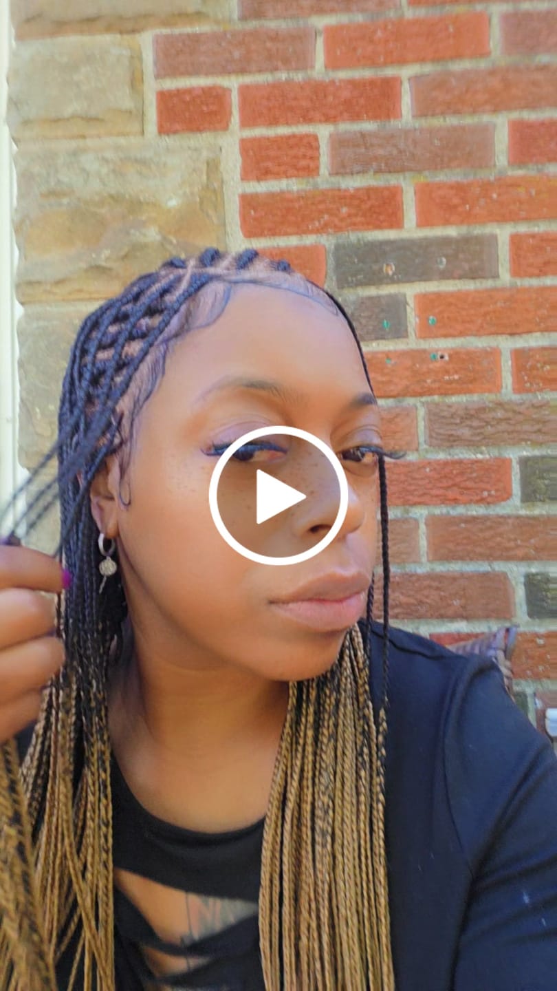 Customer video review of Crush Cornrow Full lace wig
