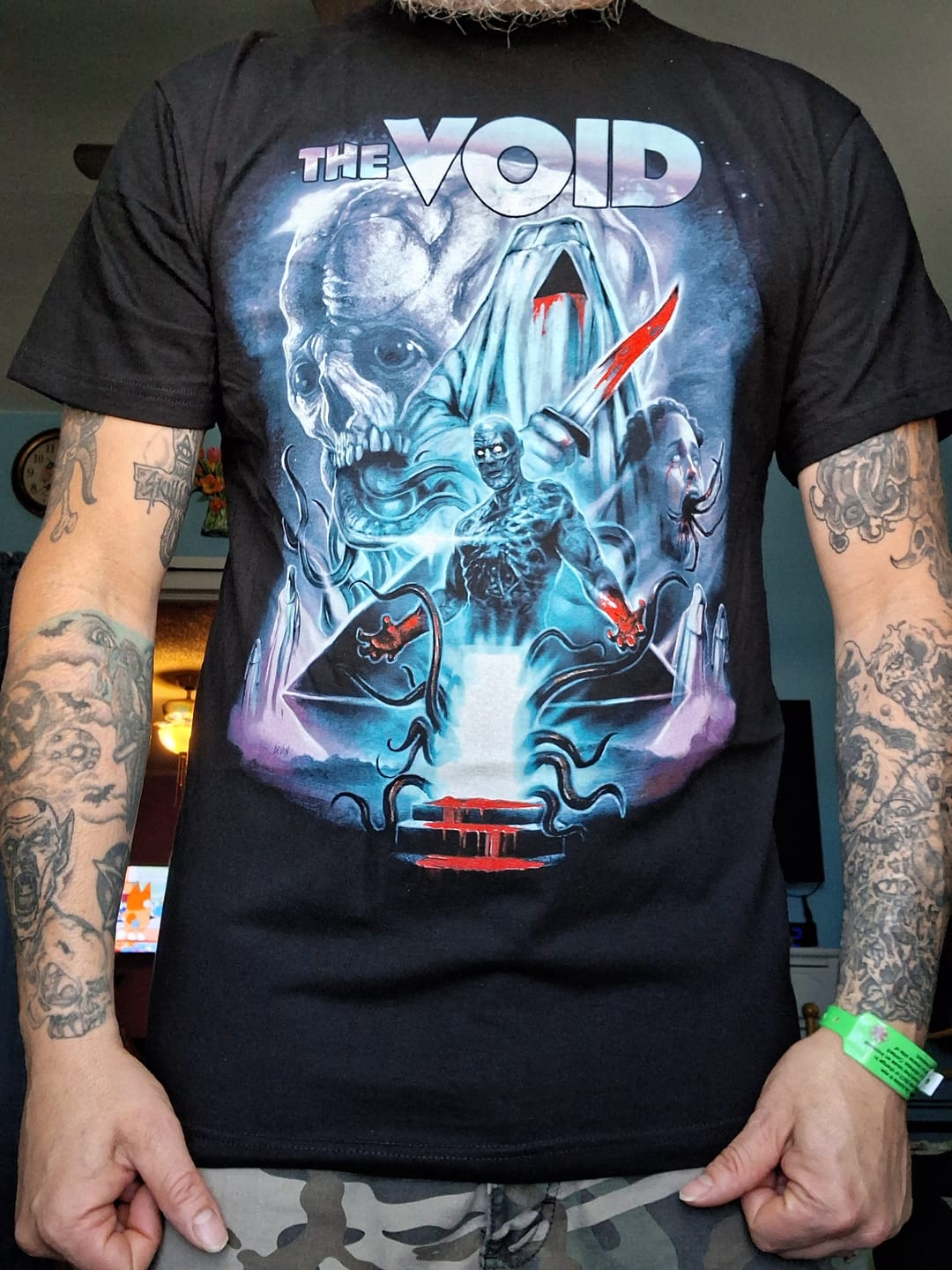 Customer photo review of THE VOID: COSMIC HORROR - T-SHIRT