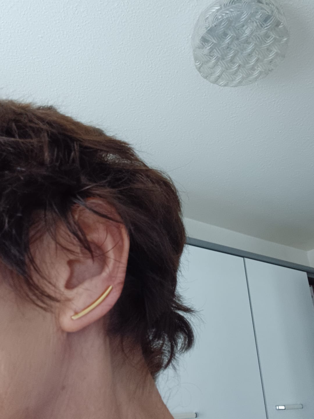 Customer photo review of Ear climber Zoé