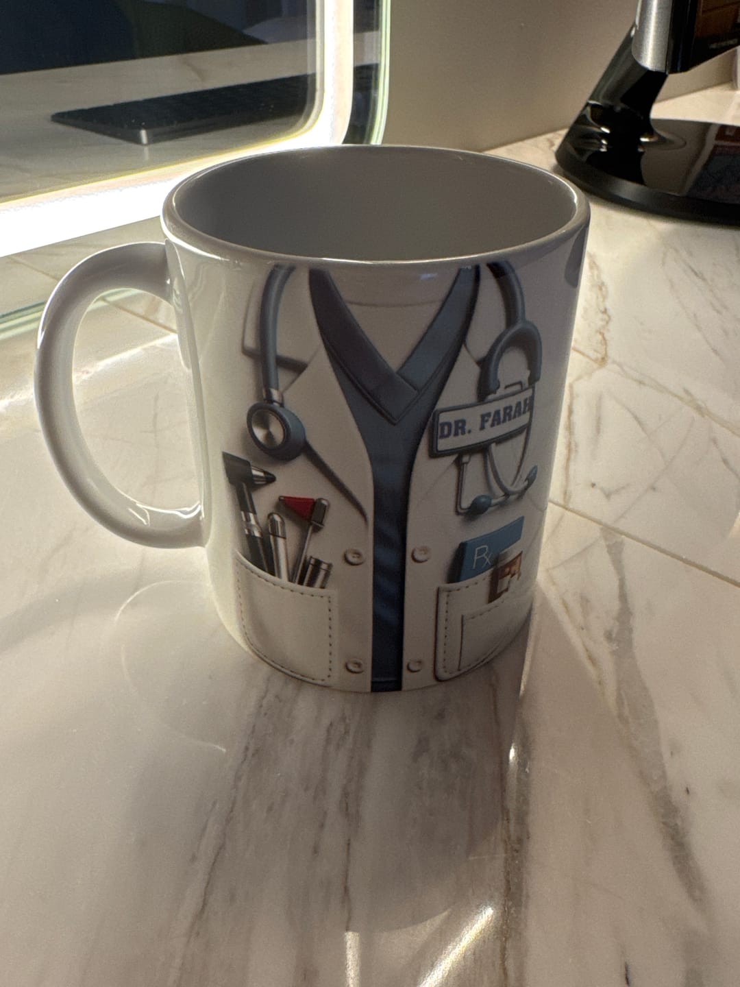 Customer photo review of Doctor And Tools - Personalized Custom Coffee Mug, Gift For Medical Professionals