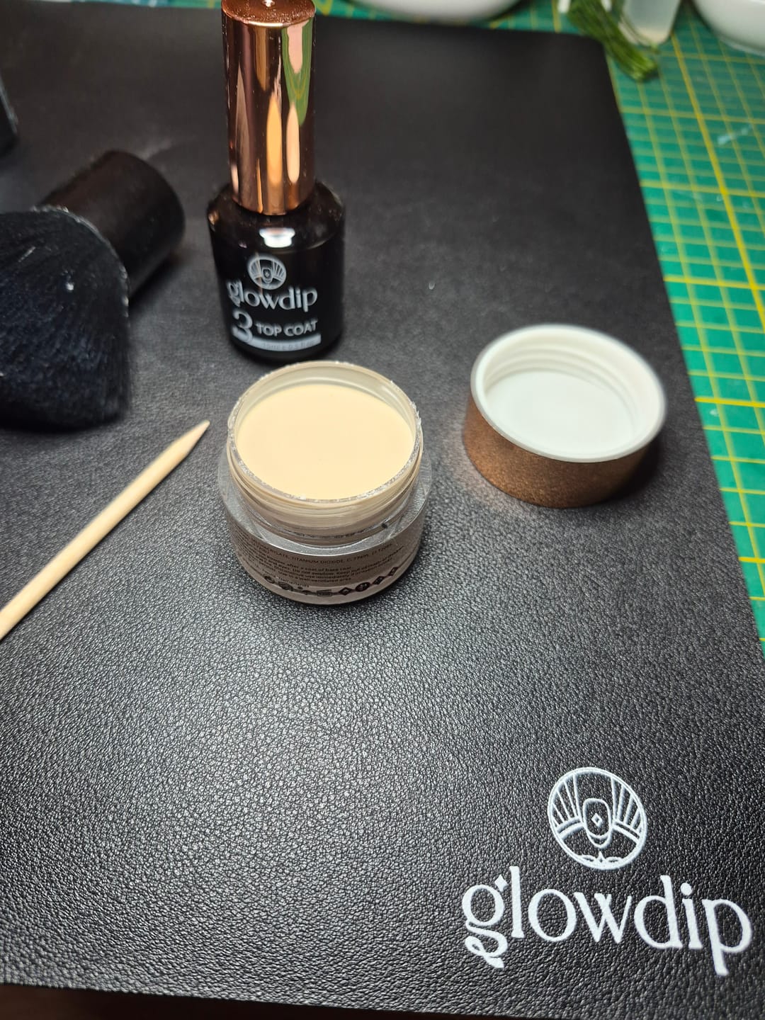 Customer photo review of Manicure Placemat