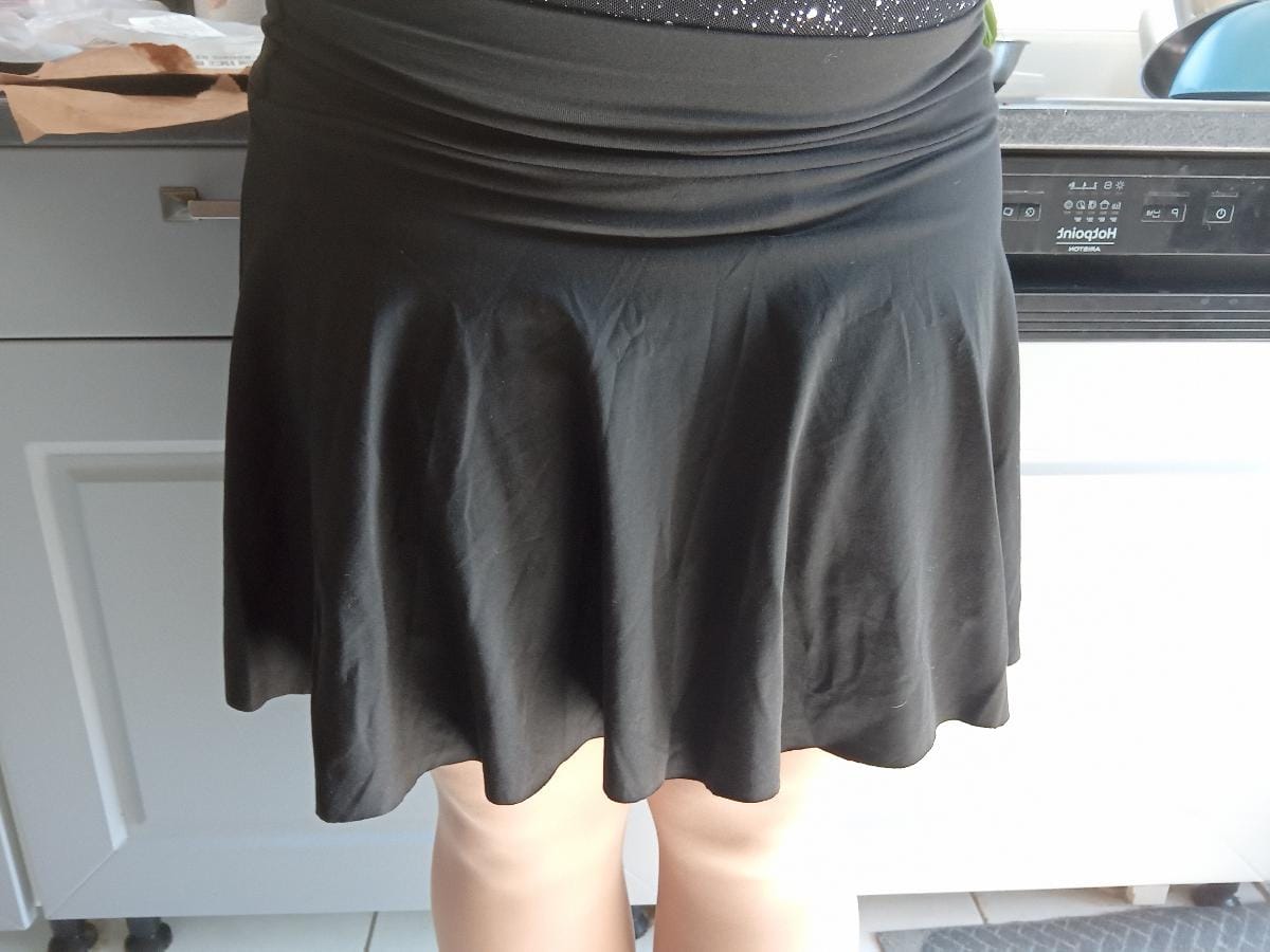 Customer photo review of Jupe-short de sport plissée avec poche