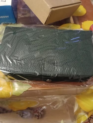 Customer photo review of Travel Jewelry Box – Portable Leather Organizer Case