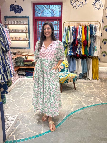 Customer photo review of Titli Cotton Maxi Dress