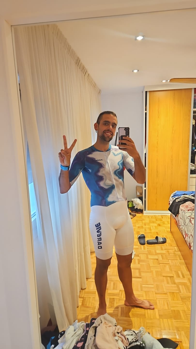 Customer photo review of E.C. LUXRIDE SKINSUIT