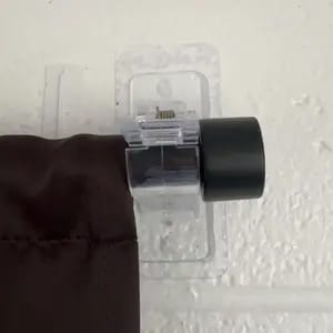 Customer photo review of Installazione Facile Supporti Bastoni Tende Senza Fori
