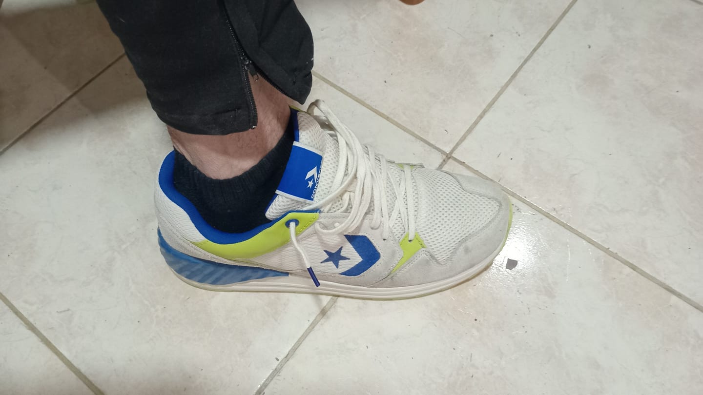 Customer photo review of Zapatillas Converse Wave Trainer Ox Vintage White Azul