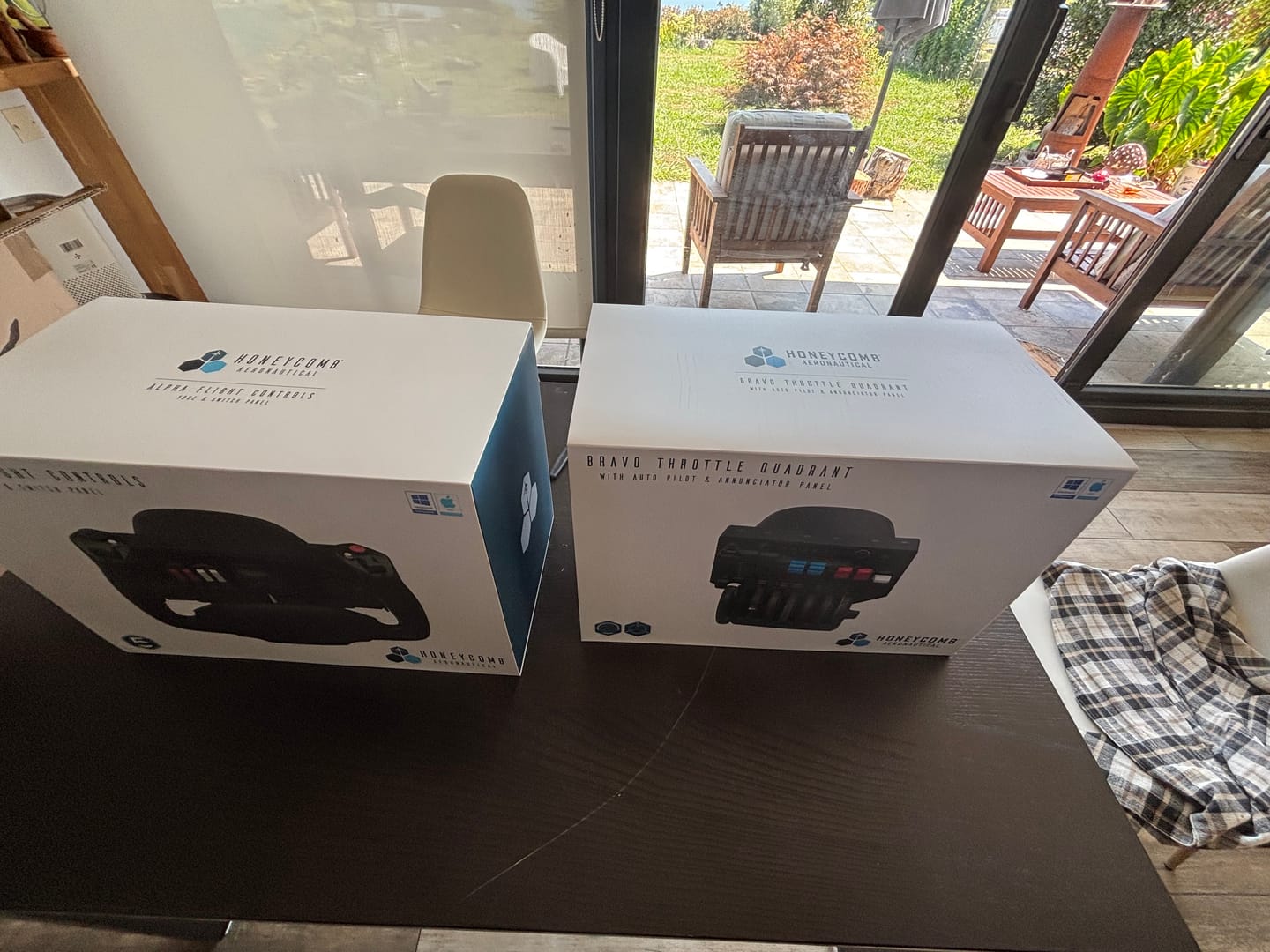 Customer photo review of Honeycomb Bundle (Yoke & Throttle)