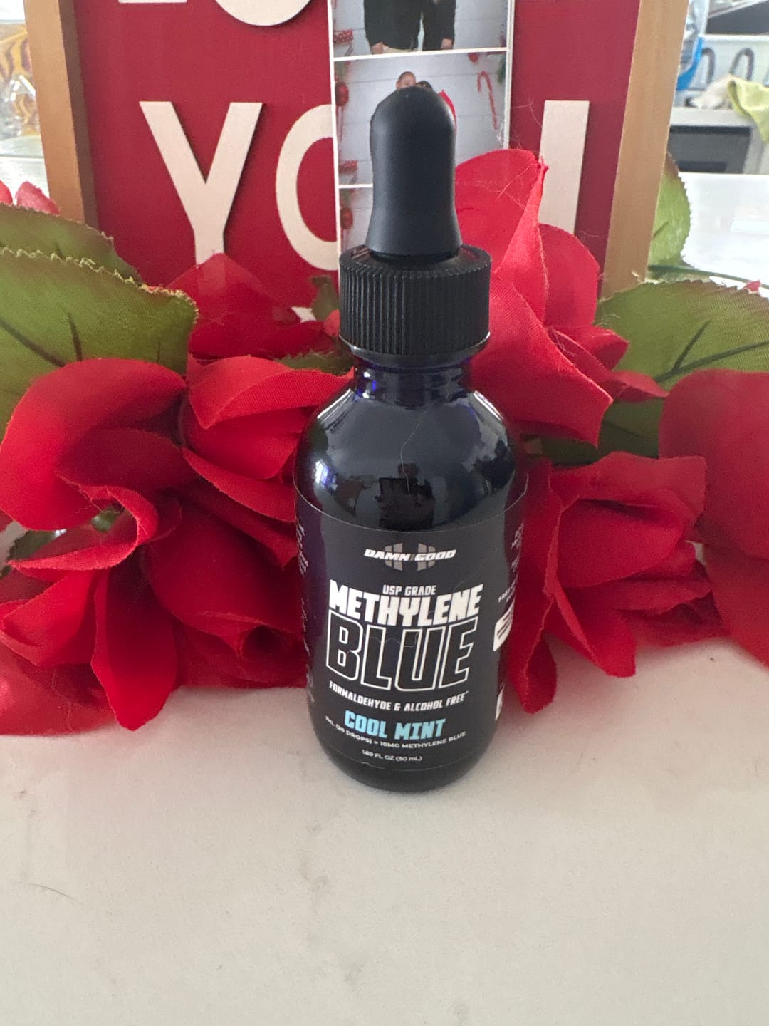 Customer photo review of Damn Good™ Methylene Blue Drops - 50mL (30 Servings)