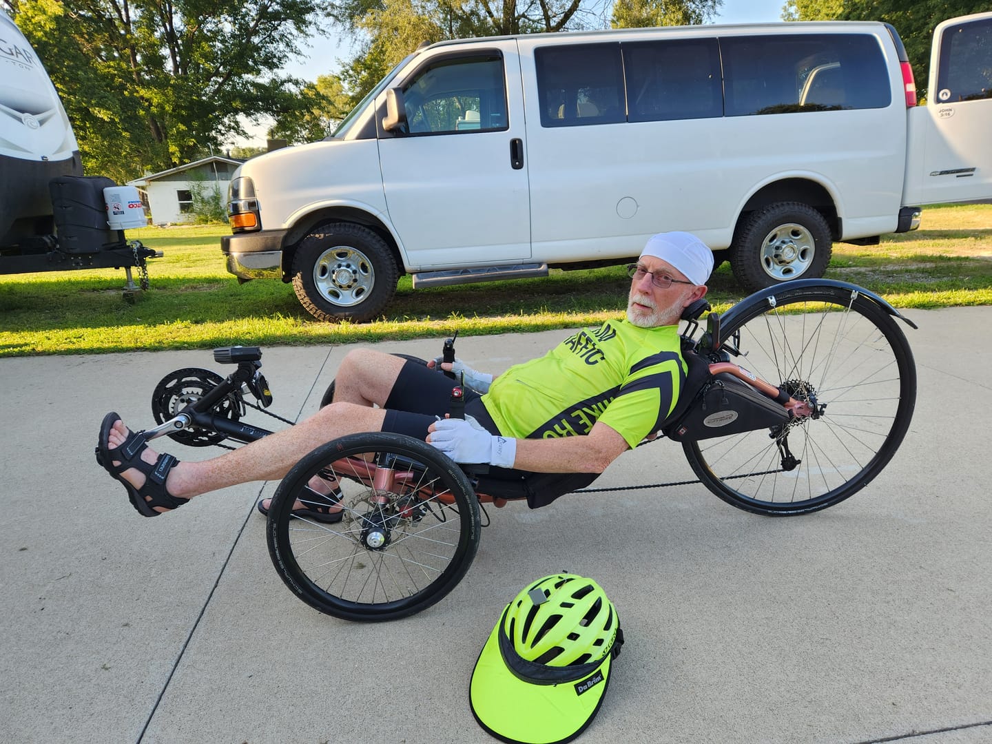 Customer photo review of Men's Personalized I Am Traffic Traffic Sign Cycling Jersey & Kit