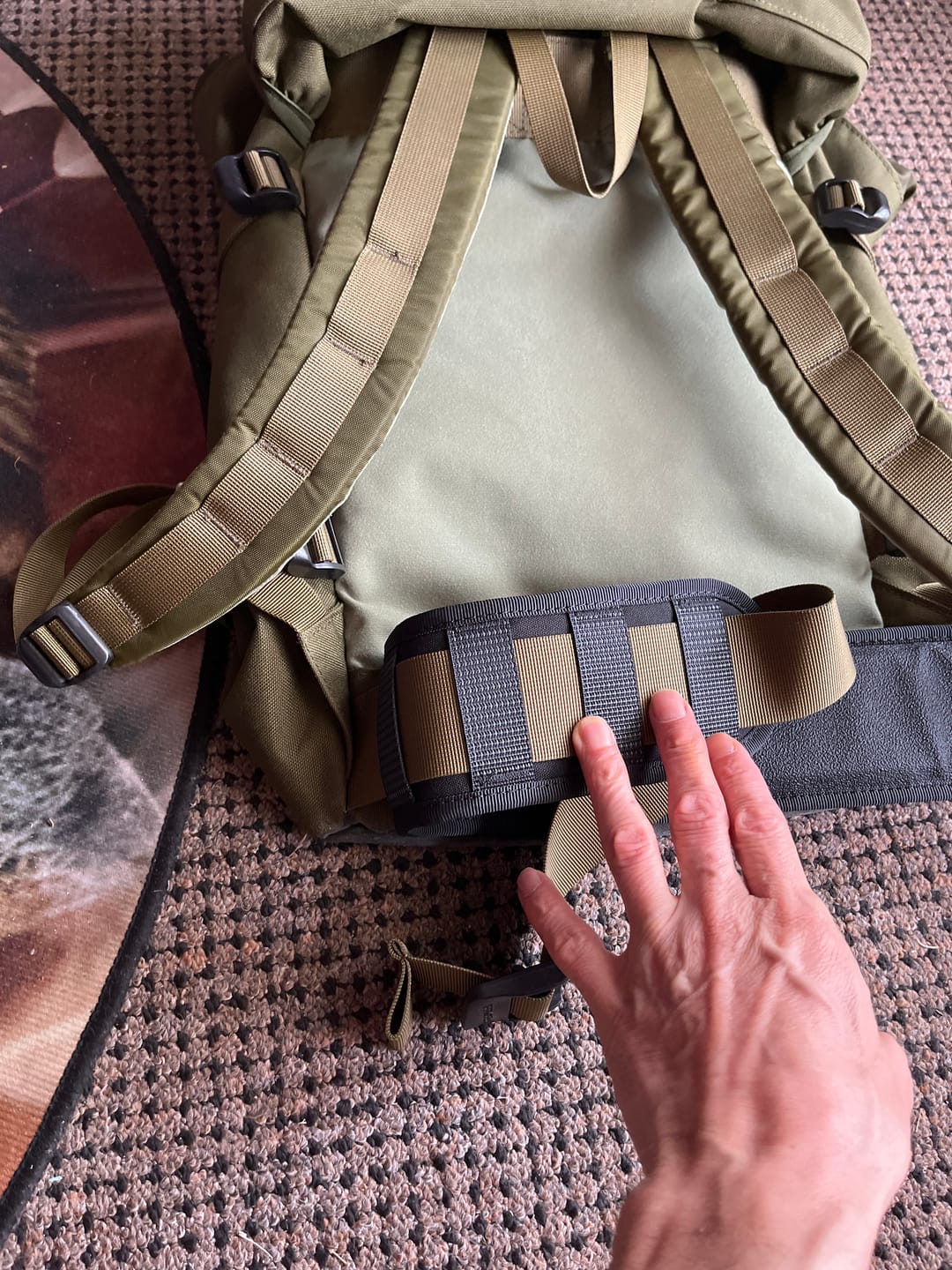 Customer photo review of Valjas slim belt pad