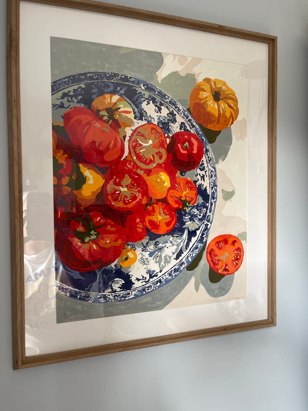 Customer photo review of Summer Plate | Paint by Number