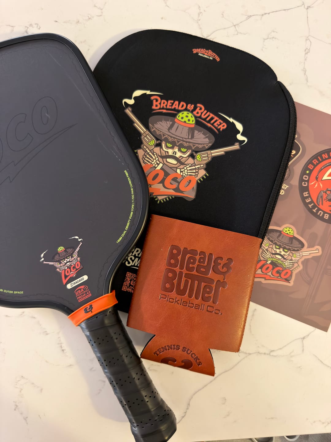 Customer photo review of The Loco 16mm Pickleball Paddle Standard
