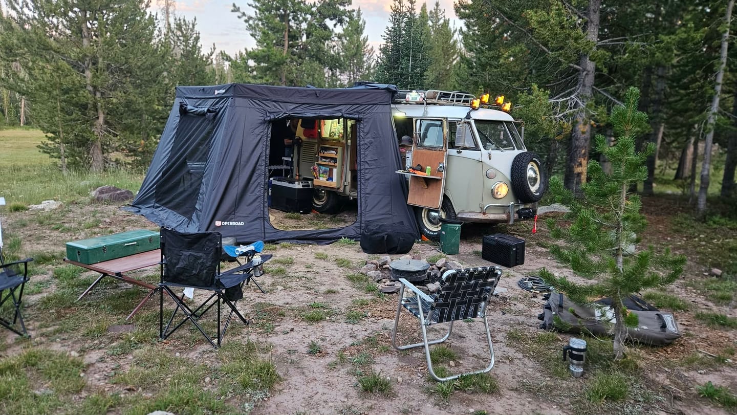 Customer photo review of OPENROAD  270 Free Standing Awning for Camping-Adventure Series