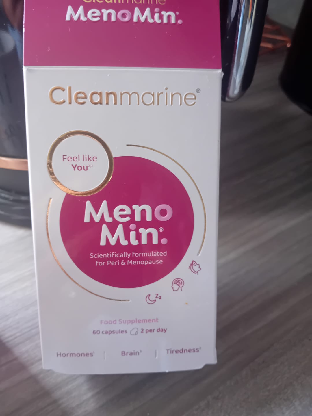 Customer photo review of Cleanmarine MenoMin Capsules 60
