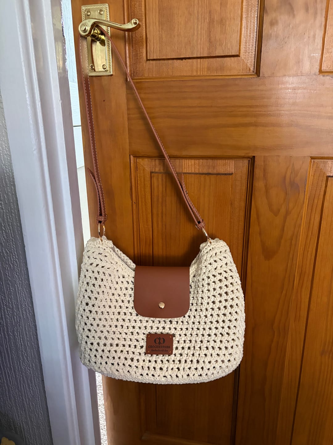 Customer photo review of Sunny Weekend Hobo Crochet Kit