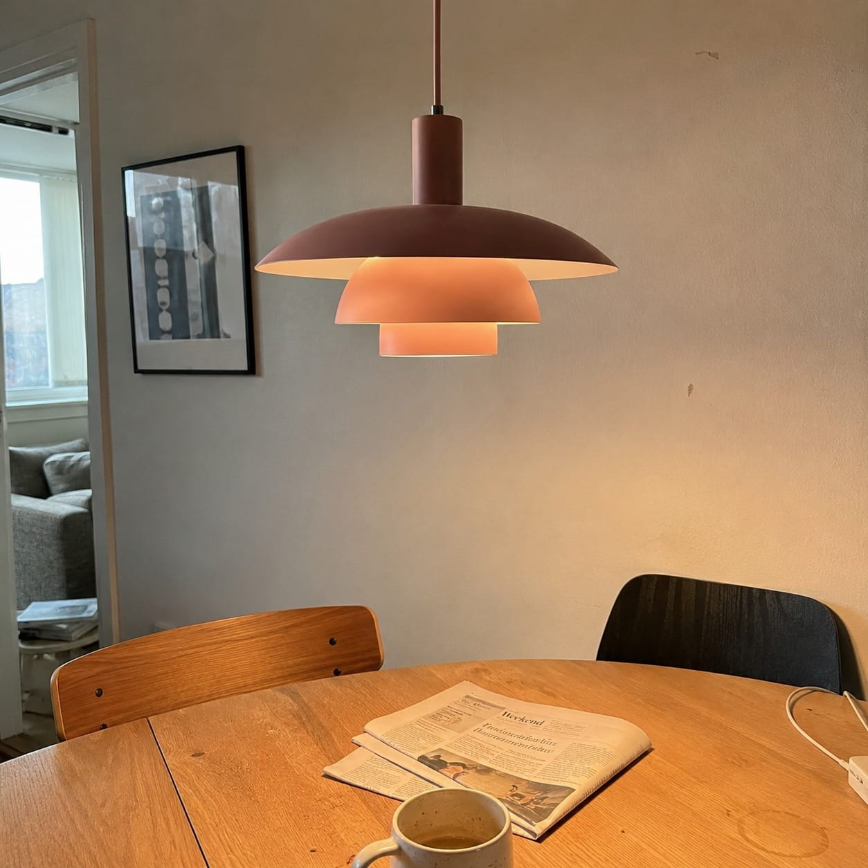 Customer photo review of Irda's Danish Style Pendant Light