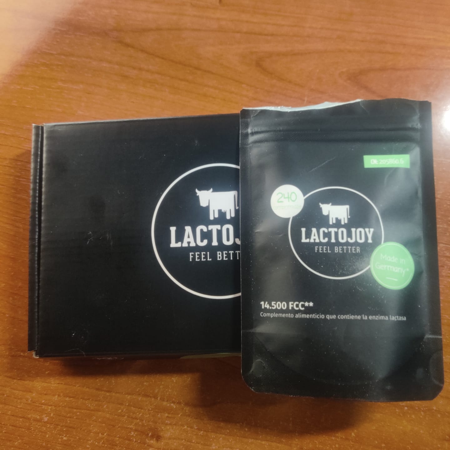 Customer photo review of LactoJoy Lactase Pills - 14.500 FCC - 240 pcs refill bag