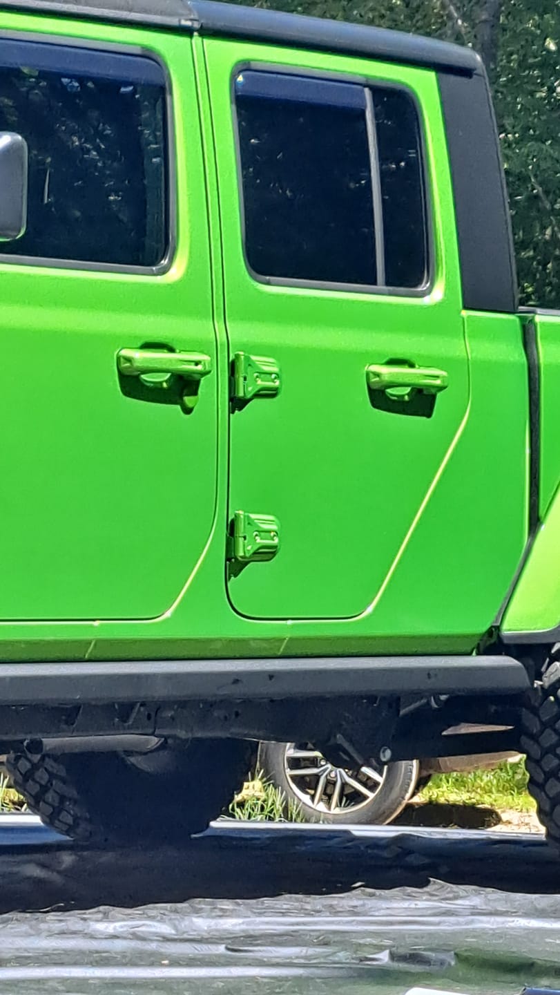 Customer photo review of *Clearance | Door Handle Covers Painted for Jeep JL JT
