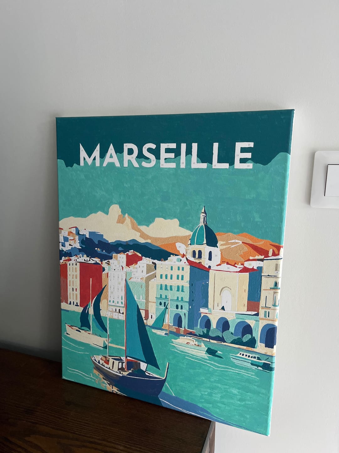 Customer photo review of Affiche Vintage Marseille