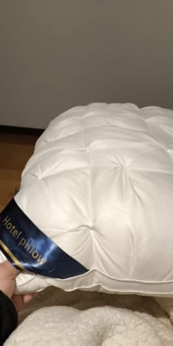 Customer photo review of Hotel Pillow – 5-Star Three-Dimensional Sleeping Pillow
