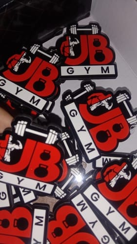 Customer photo review of Customized Magnetic Badge | Wear Your Brand
