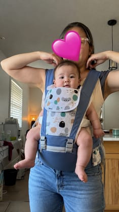 Customer photo review of 2-In-1 Hip Seat Carrier