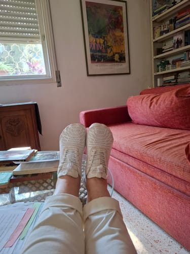 Customer photo review of Finally Walk Pain-Free Again With Our Grounding Barefoot Shoes