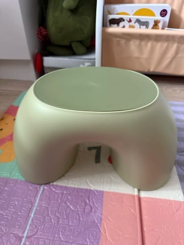 Customer photo review of Kids Step Stool - Rainbow Safety Footstool