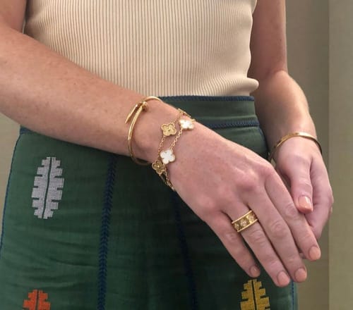 Customer photo review of Juste Un Clou Bracelet