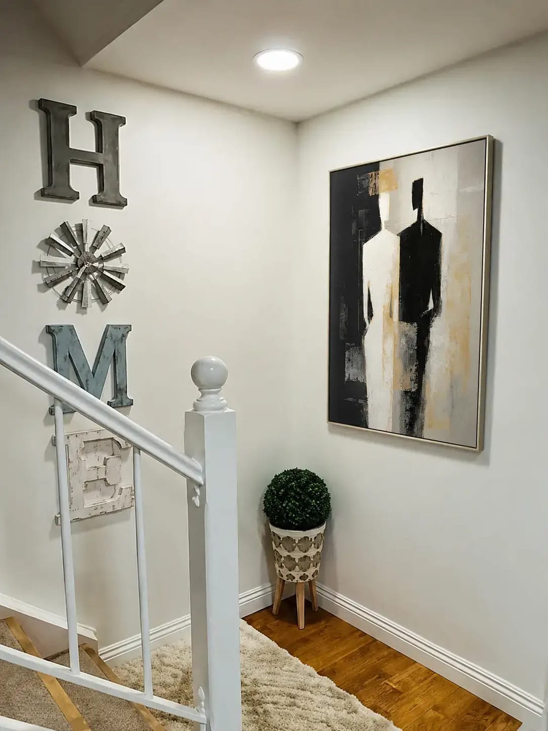 Customer photo review of Dual Presences Portrait Wall Art